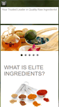 Mobile Screenshot of elite-ingredients.com